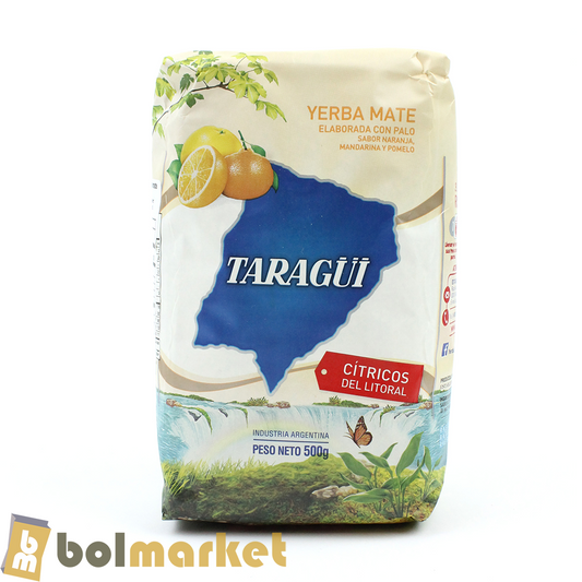 Taragui - Yerba Mate Citricos del Litoral - 1.1 lbs (500g)