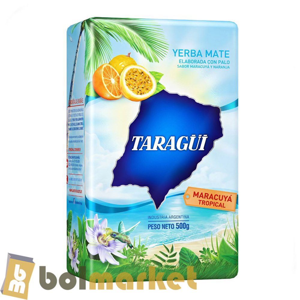 Taragui - Tropical Passion Fruit Yerba Mate - 1.1 lbs (500g)