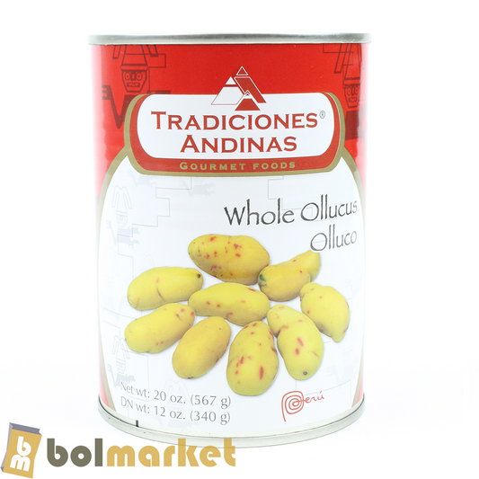 Andean Traditions - Whole Olluco in Brine - 20 oz (567g)