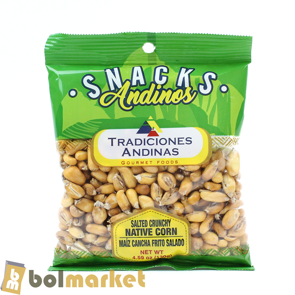 Andean Traditions - Snack Maiz Cancha Frito Salado - 4.59 oz (130g ...