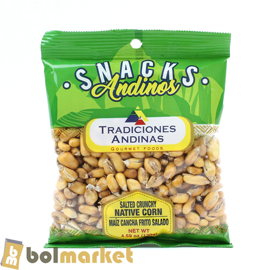 Tradiciones Andinas - Snack Maiz Cancha Frito Salado - 4.59 oz (130g)