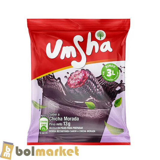 Umsha (La Negrita) - Chicha Morada Soft Drink - 0.45 oz (13g)