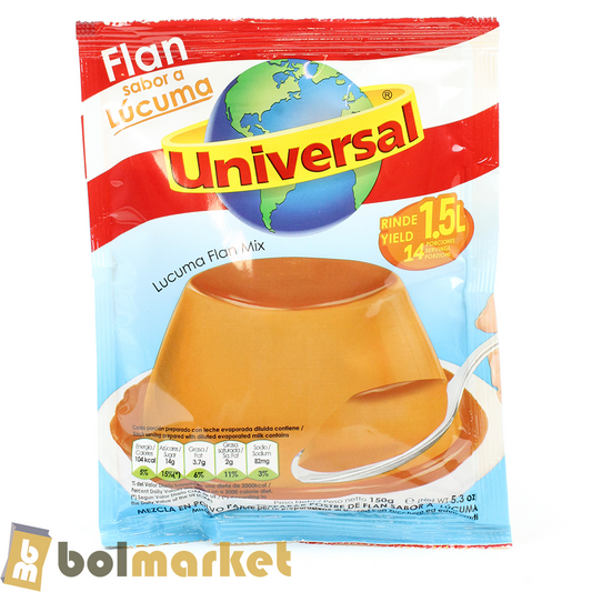 Universal - Flan sabor a Lucuma - 5.3 oz (150g)