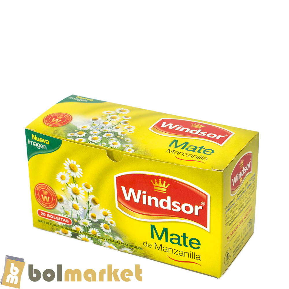 Windsor - Chamomile Mate - Box of 20 Sachets - 0.63 oz (18g)