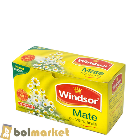 Windsor - Mate Manzanilla - Caja de 20 bolsitas - 0.63 oz (18g)