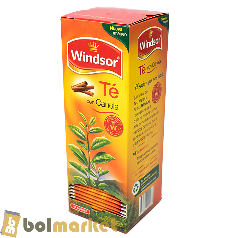 Windsor - Tea with Cinnamon - Box of 50 bags - 3 oz (85g)